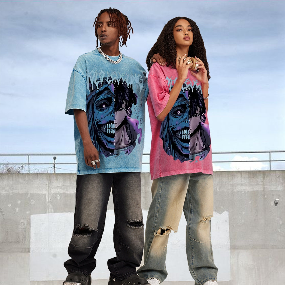 Unisex Vintage Washed T-Shirt Solo Leveling
