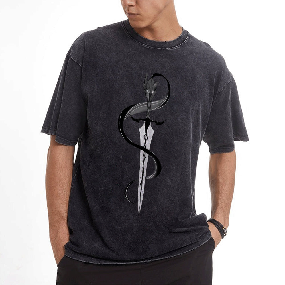Vintage Oversized T-Shirt Solo Leveling