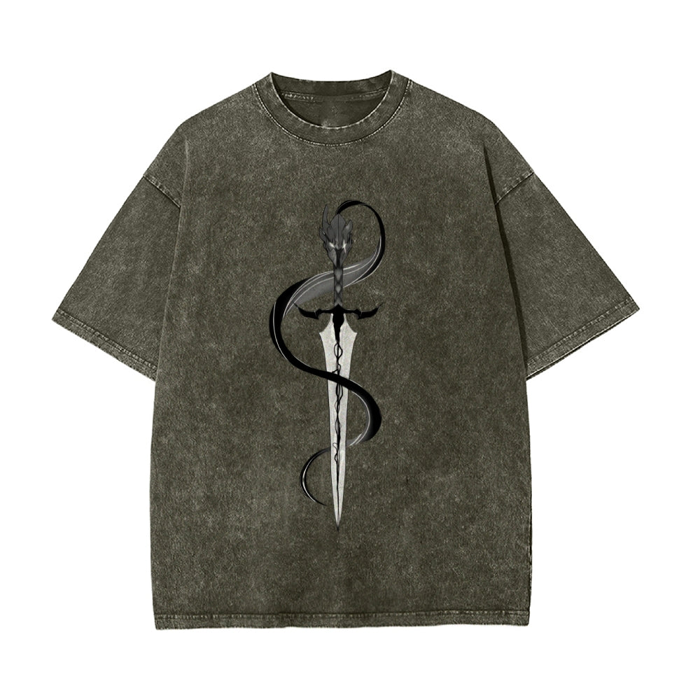 Vintage Oversized T-Shirt Solo Leveling