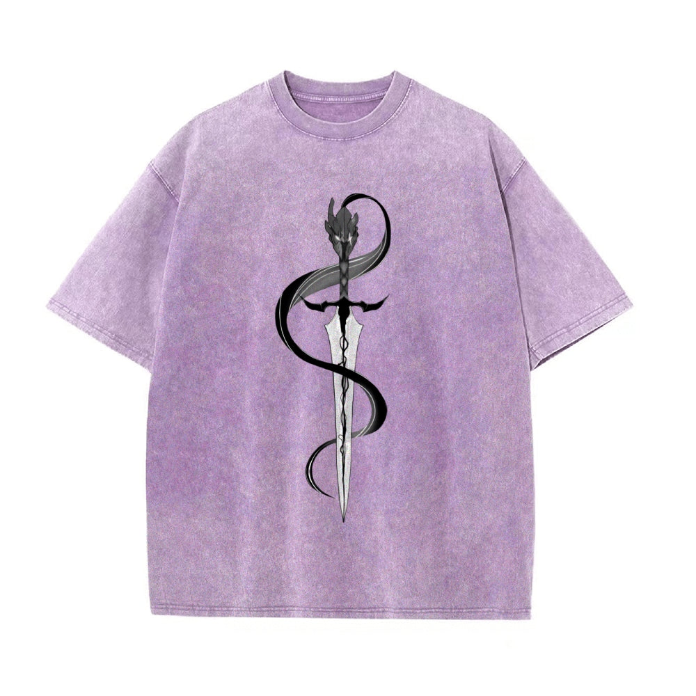 Vintage Oversized T-Shirt Solo Leveling
