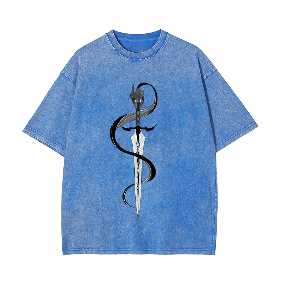 Vintage Oversized T-Shirt Solo Leveling