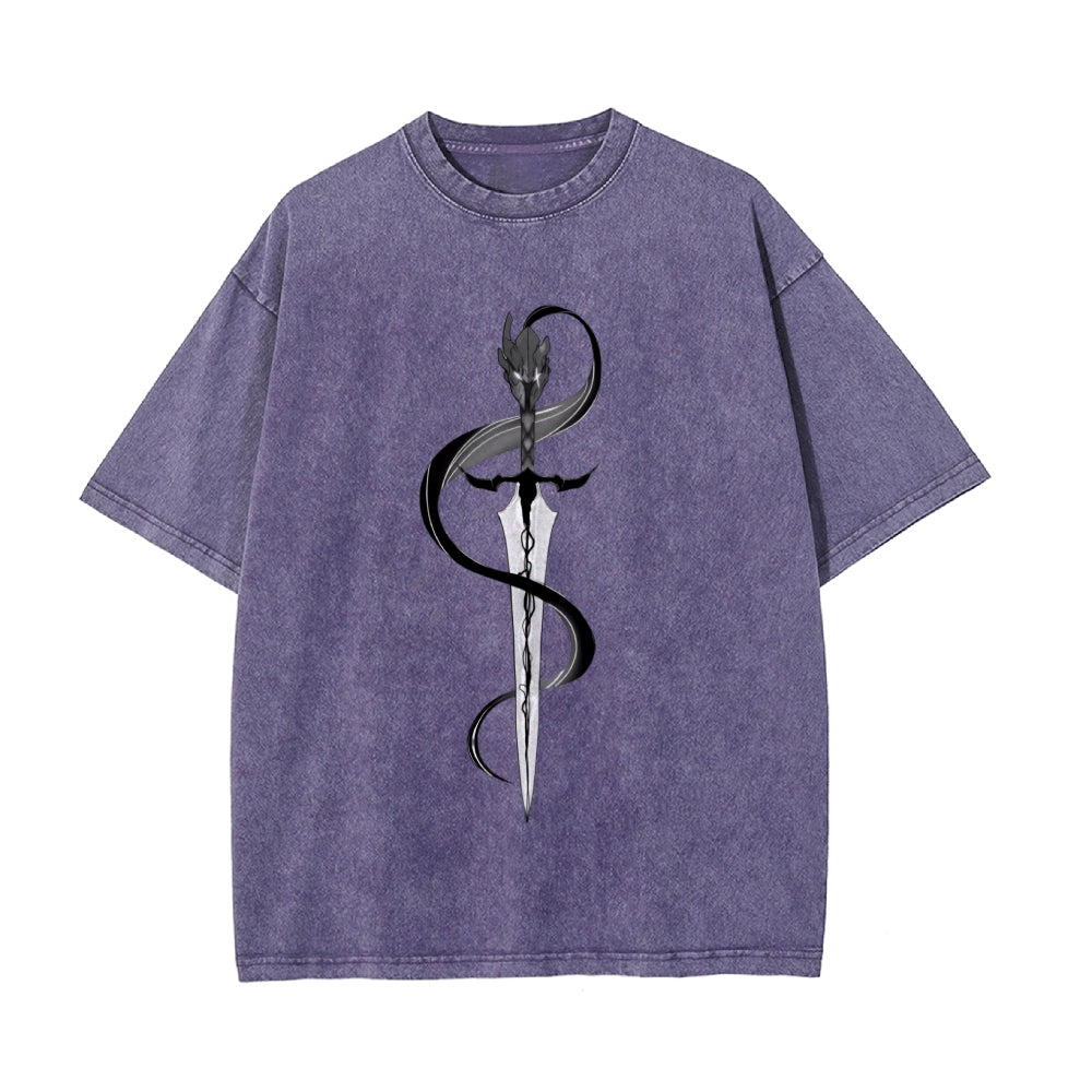Vintage Oversized T-Shirt Solo Leveling