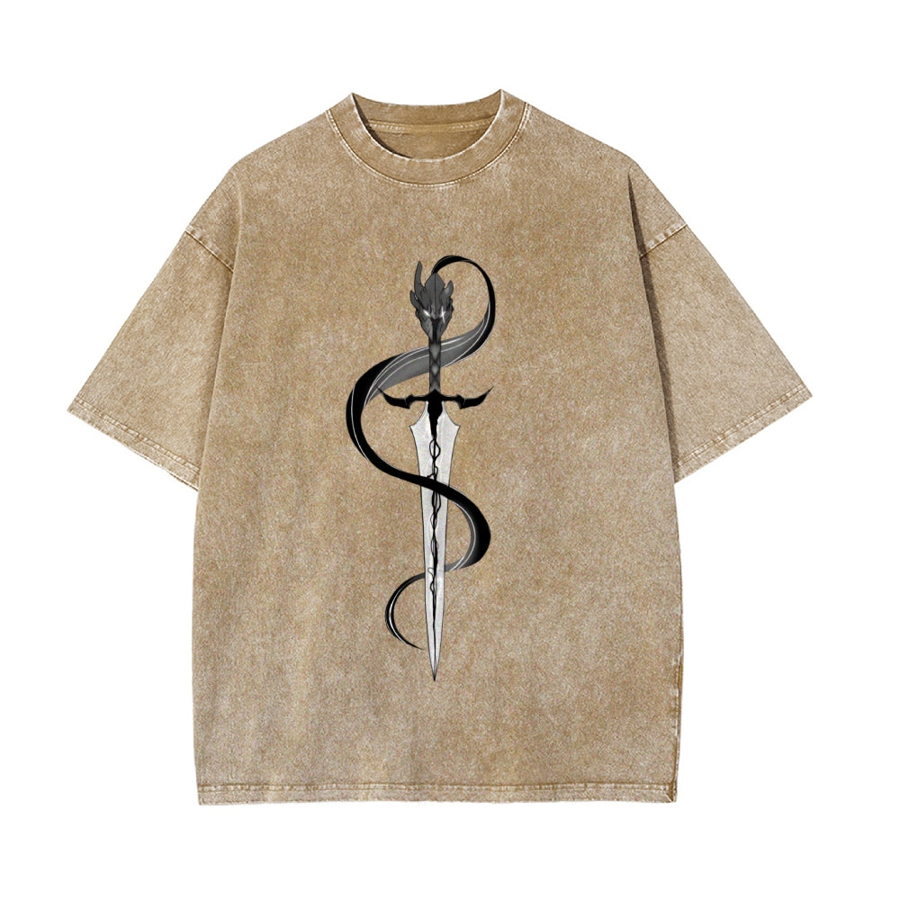 Vintage Oversized T-Shirt Solo Leveling