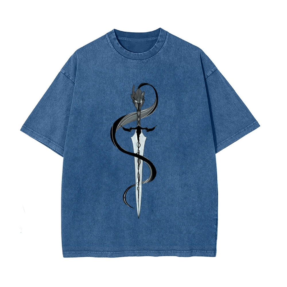 Vintage Oversized T-Shirt Solo Leveling