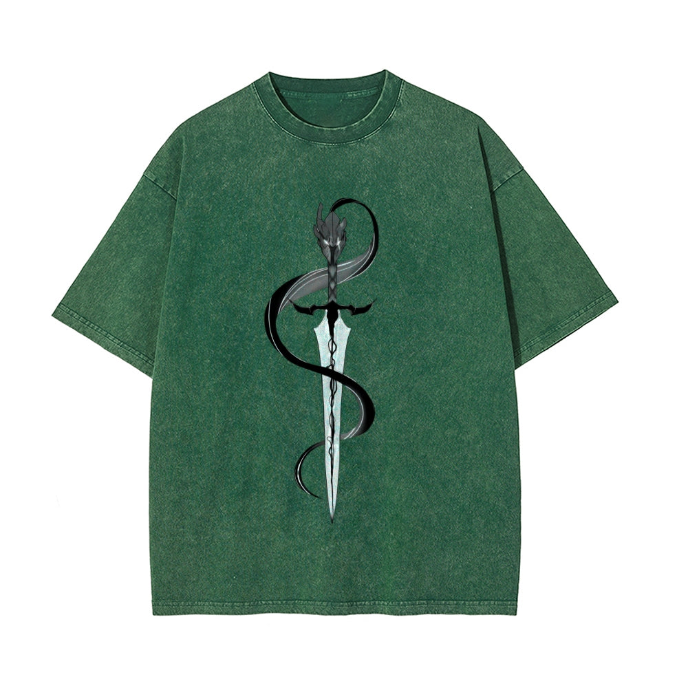 Vintage Oversized T-Shirt Solo Leveling