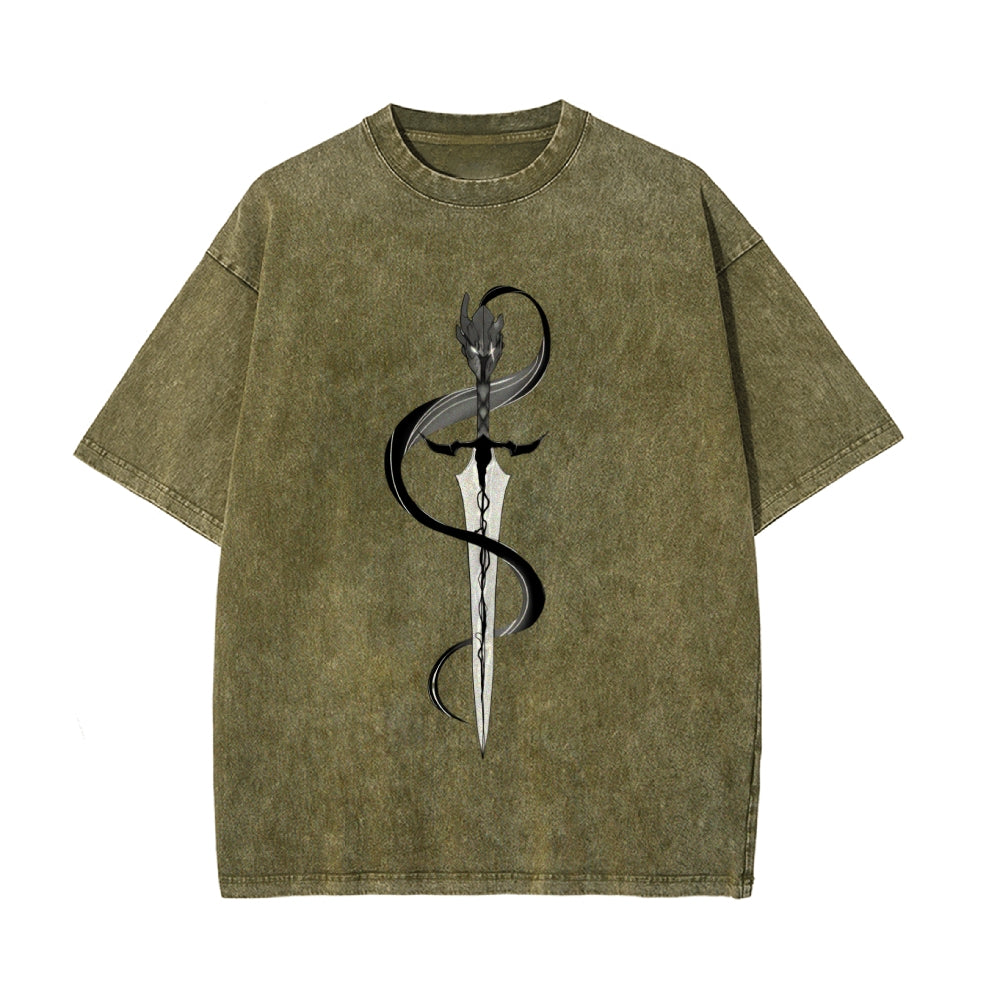 Vintage Oversized T-Shirt Solo Leveling
