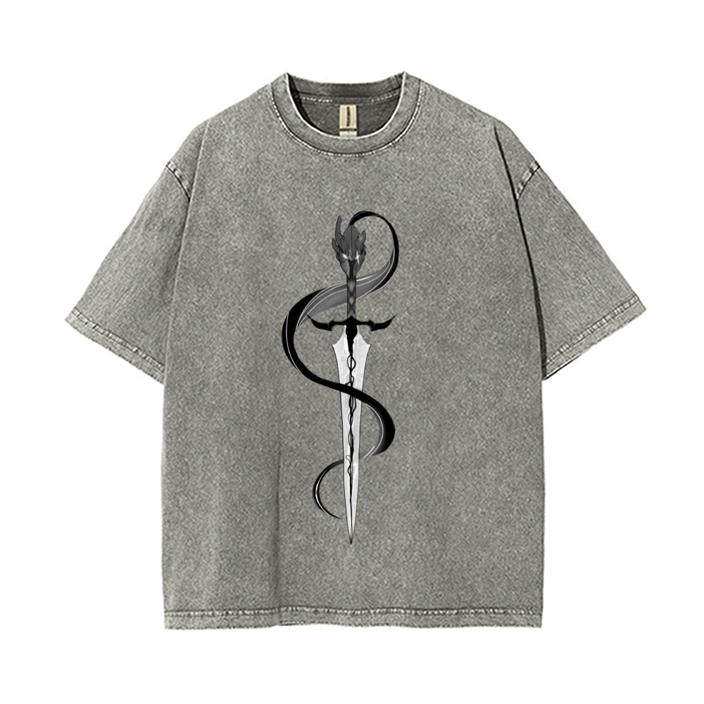 Vintage Oversized T-Shirt Solo Leveling