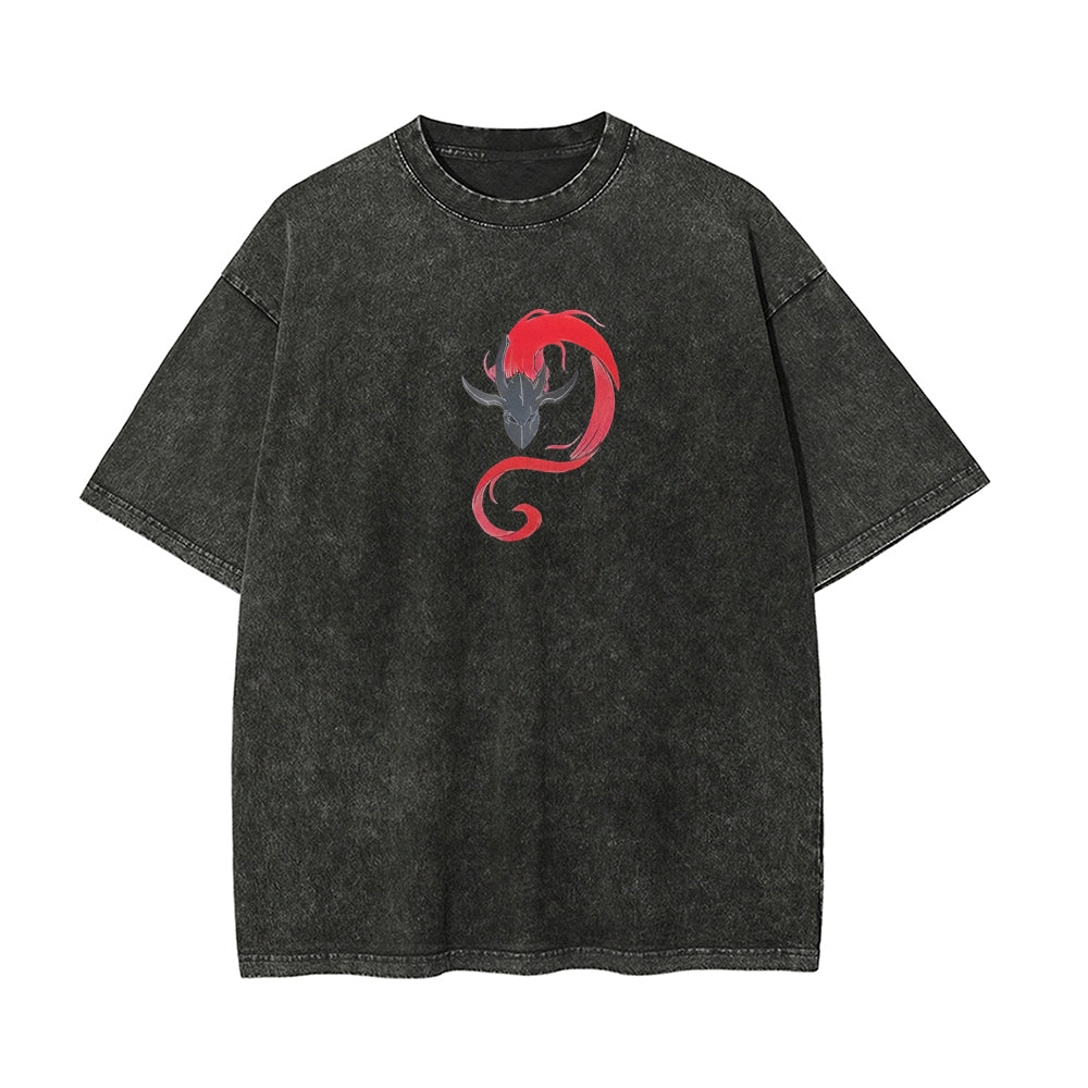 Vintage Oversized T-Shirt Solo Leveling