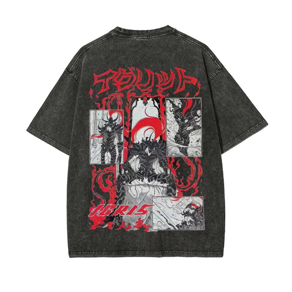 Vintage Oversized T-Shirt Solo Leveling