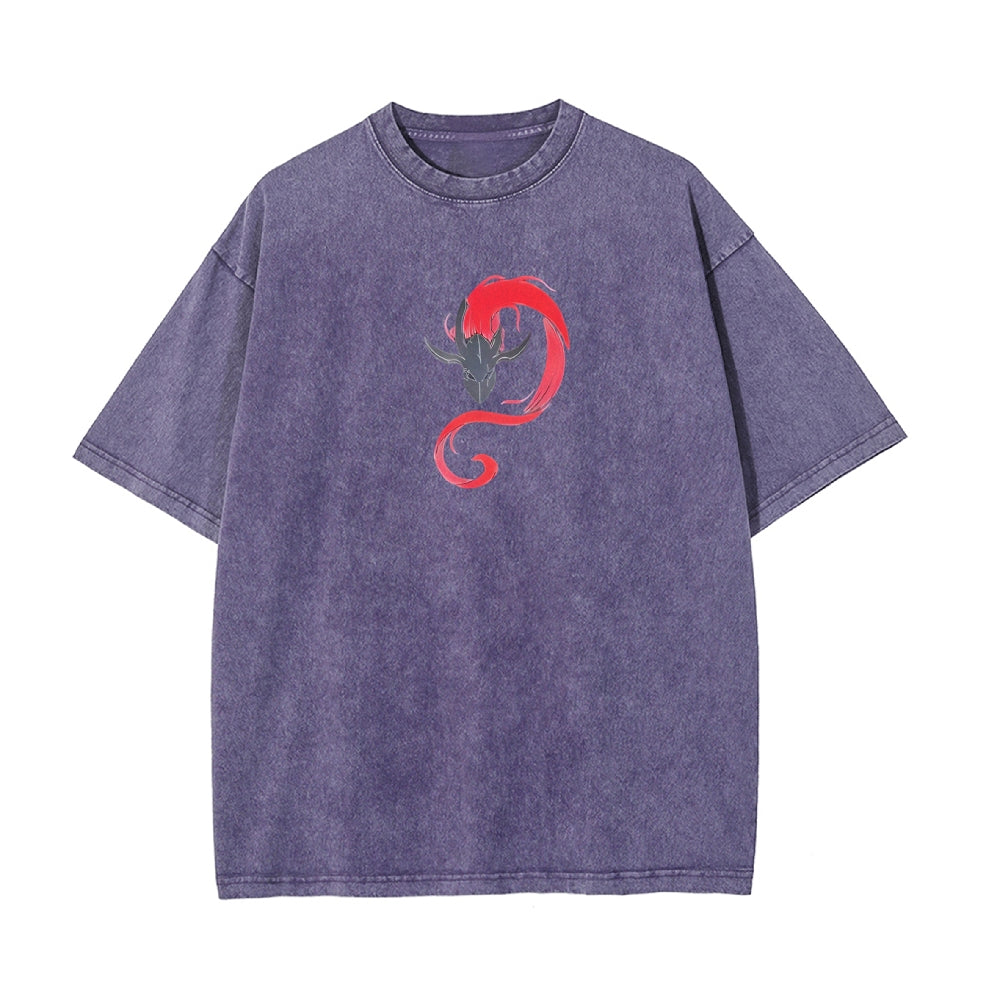 Vintage Oversized T-Shirt Solo Leveling