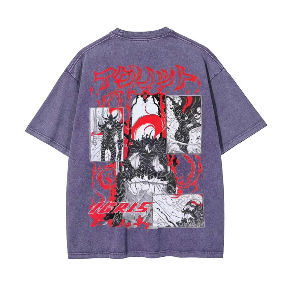 Vintage Oversized T-Shirt Solo Leveling