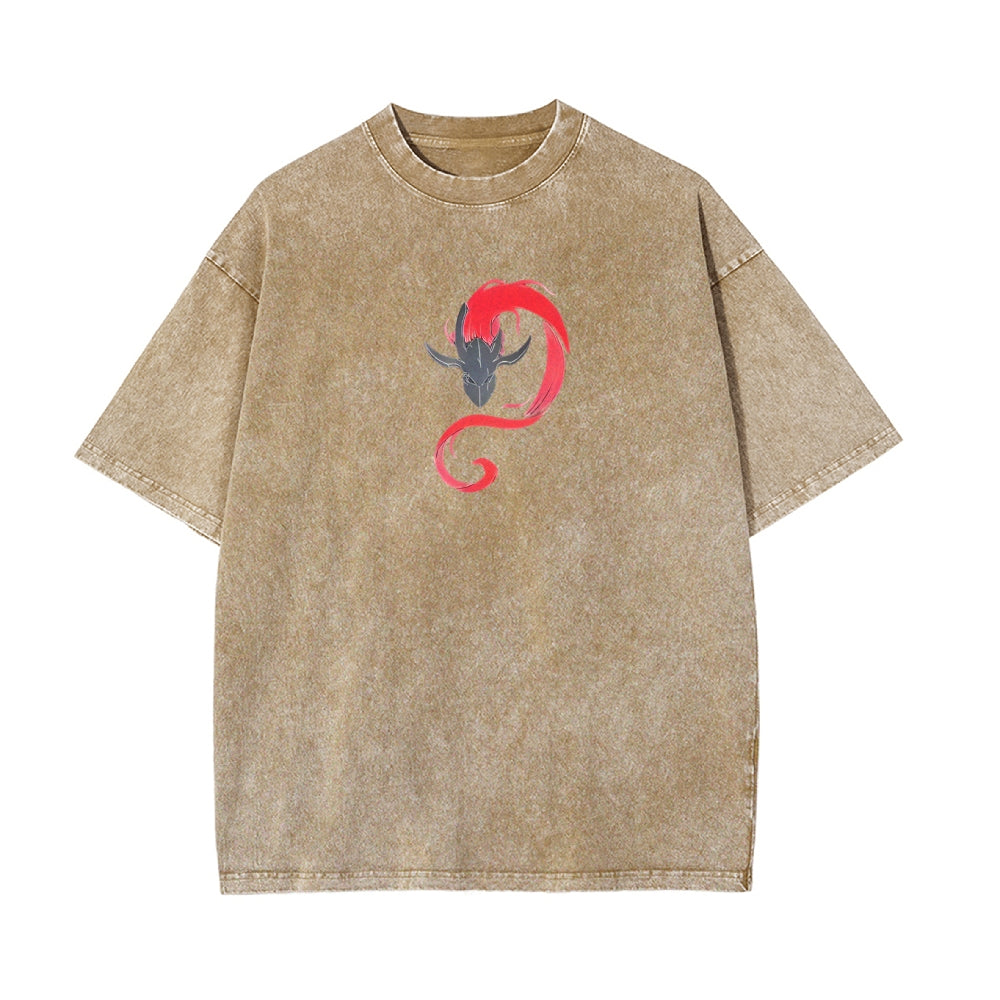 Vintage Oversized T-Shirt Solo Leveling