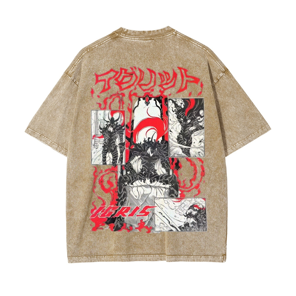 Vintage Oversized T-Shirt Solo Leveling