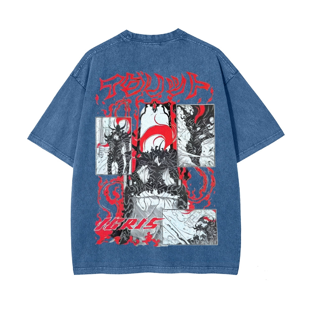 Vintage Oversized T-Shirt Solo Leveling