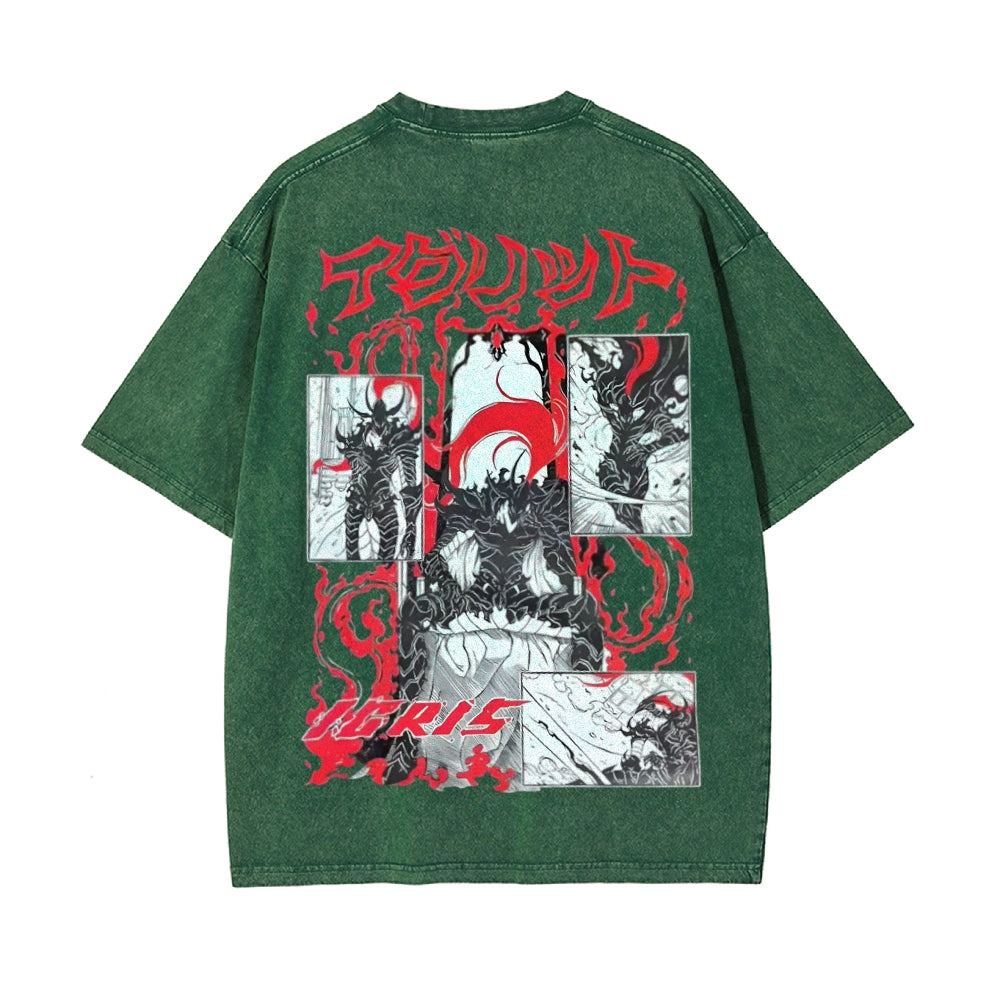 Vintage Oversized T-Shirt Solo Leveling