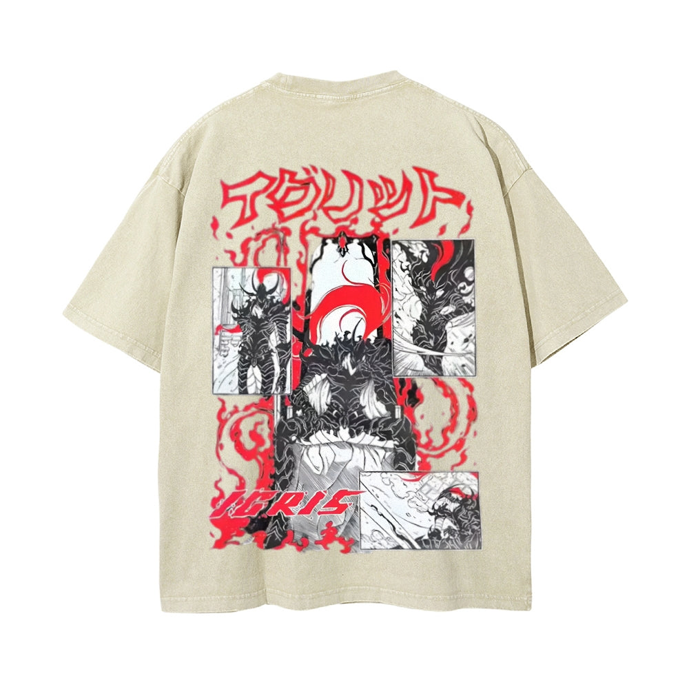 Vintage Oversized T-Shirt Solo Leveling