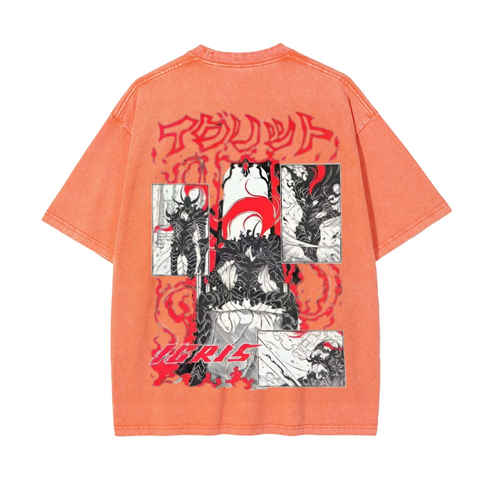 Vintage Oversized T-Shirt Solo Leveling