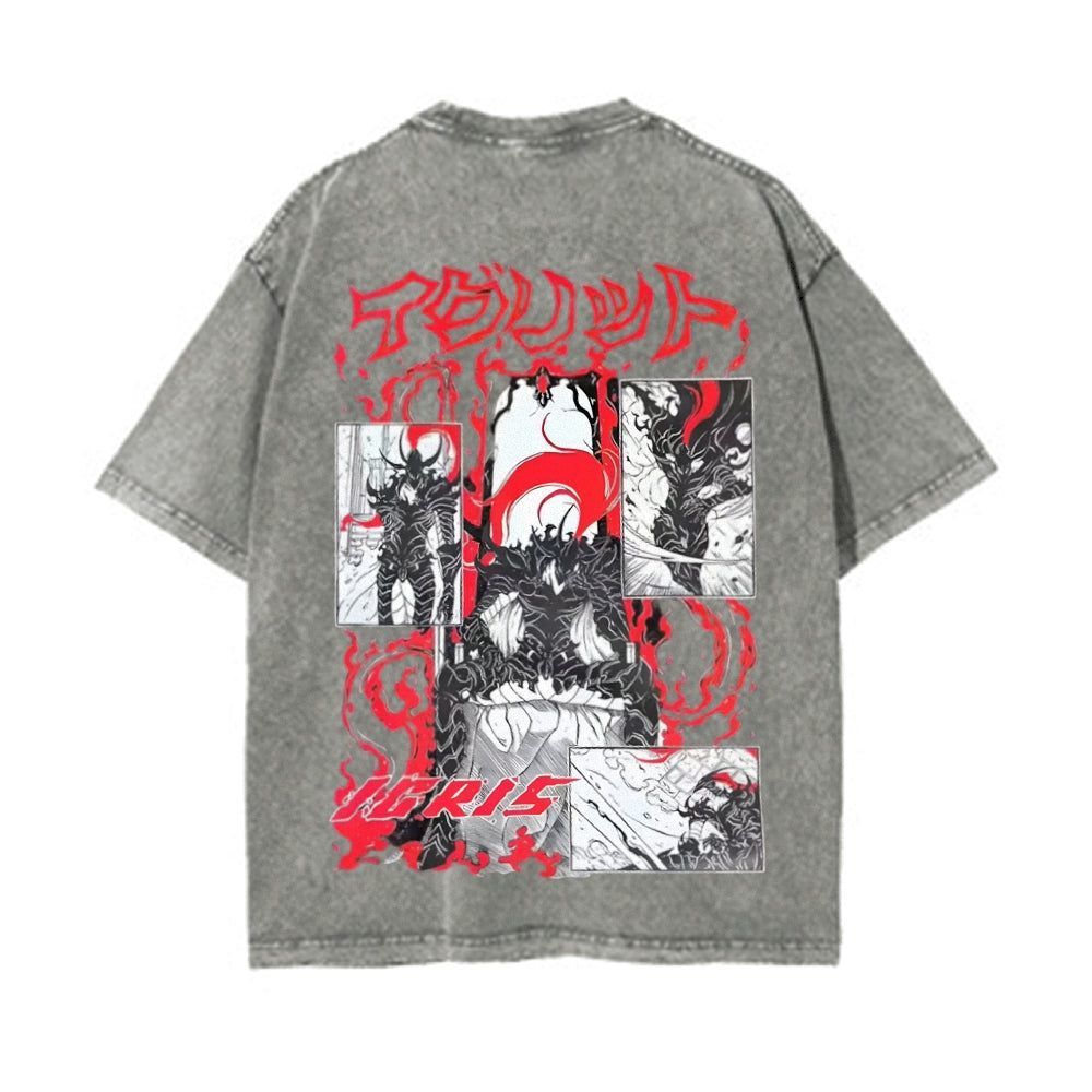 Vintage Oversized T-Shirt Solo Leveling