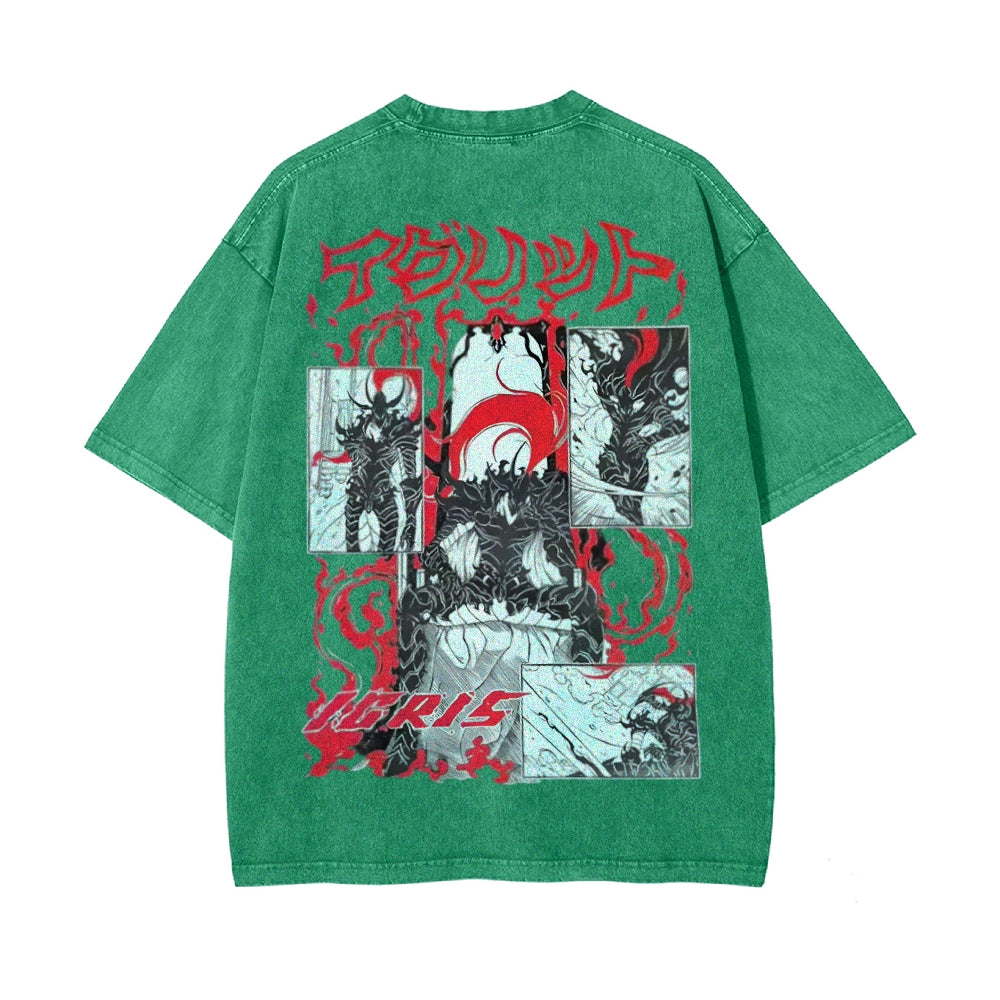 Vintage Oversized T-Shirt Solo Leveling