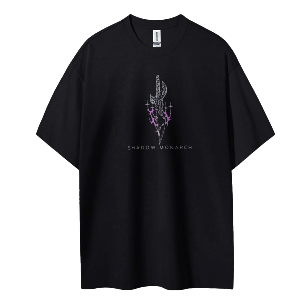Solo Leveling Cotton Unisex Crew Neck Anime T-Shirt