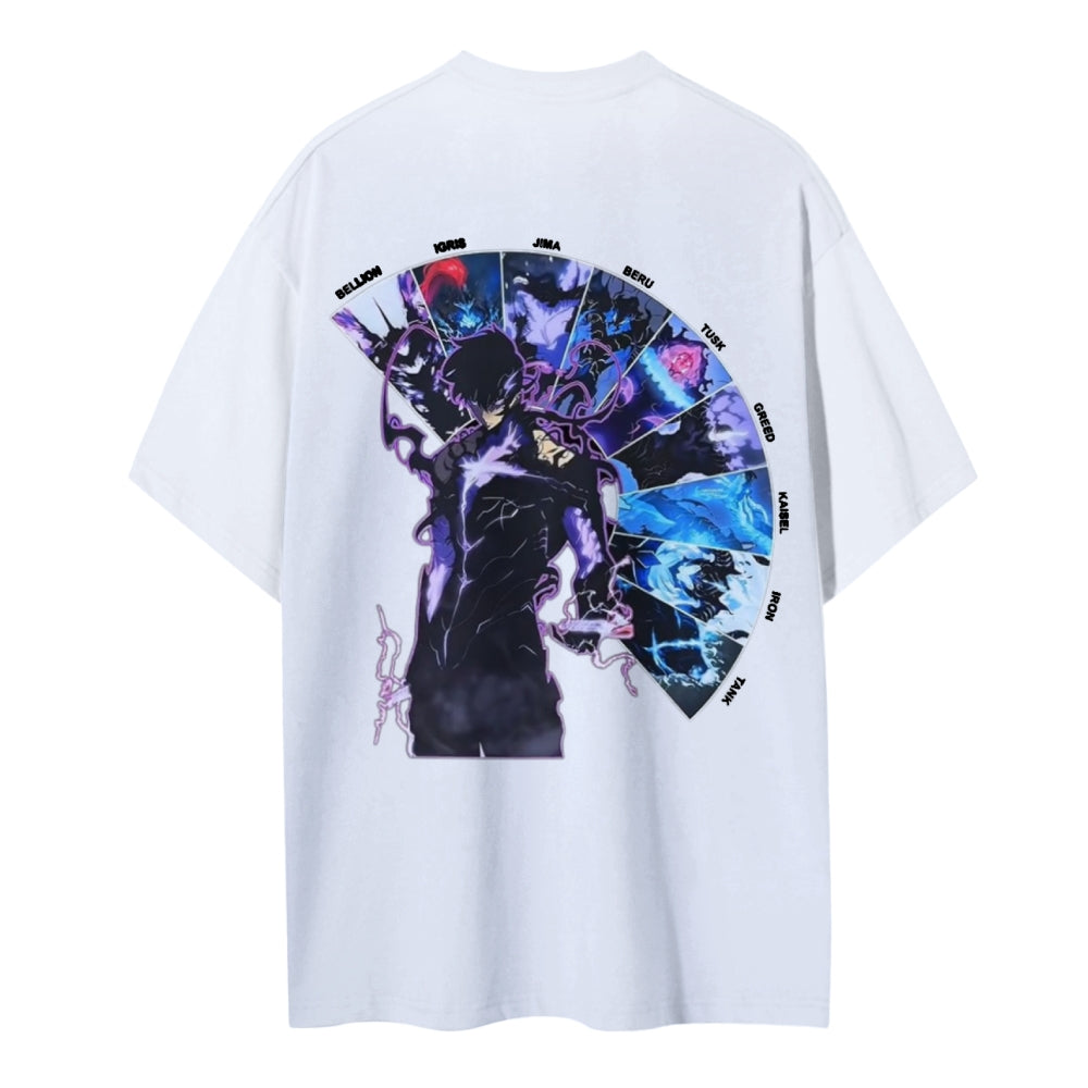 Solo Leveling Cotton Unisex Crew Neck Anime T-Shirt