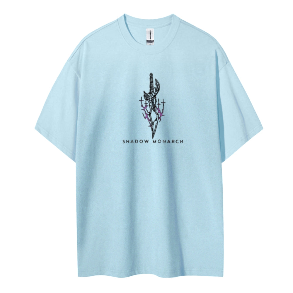 Solo Leveling Cotton Unisex Crew Neck Anime T-Shirt