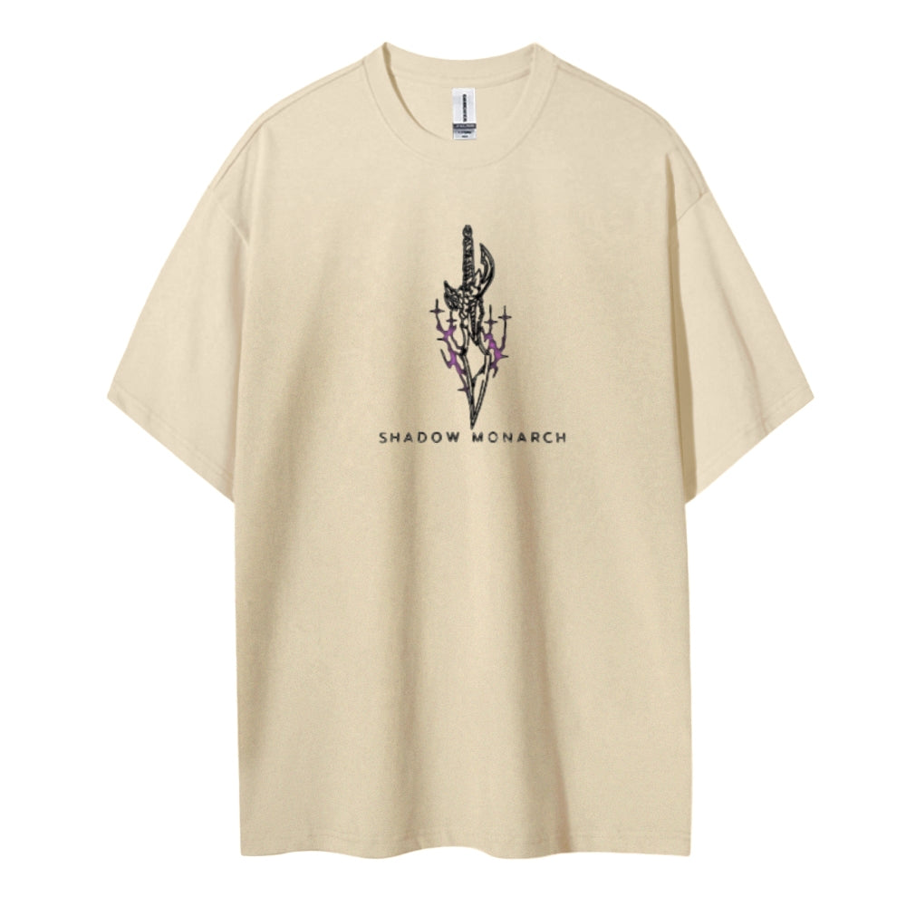 Solo Leveling Cotton Unisex Crew Neck Anime T-Shirt