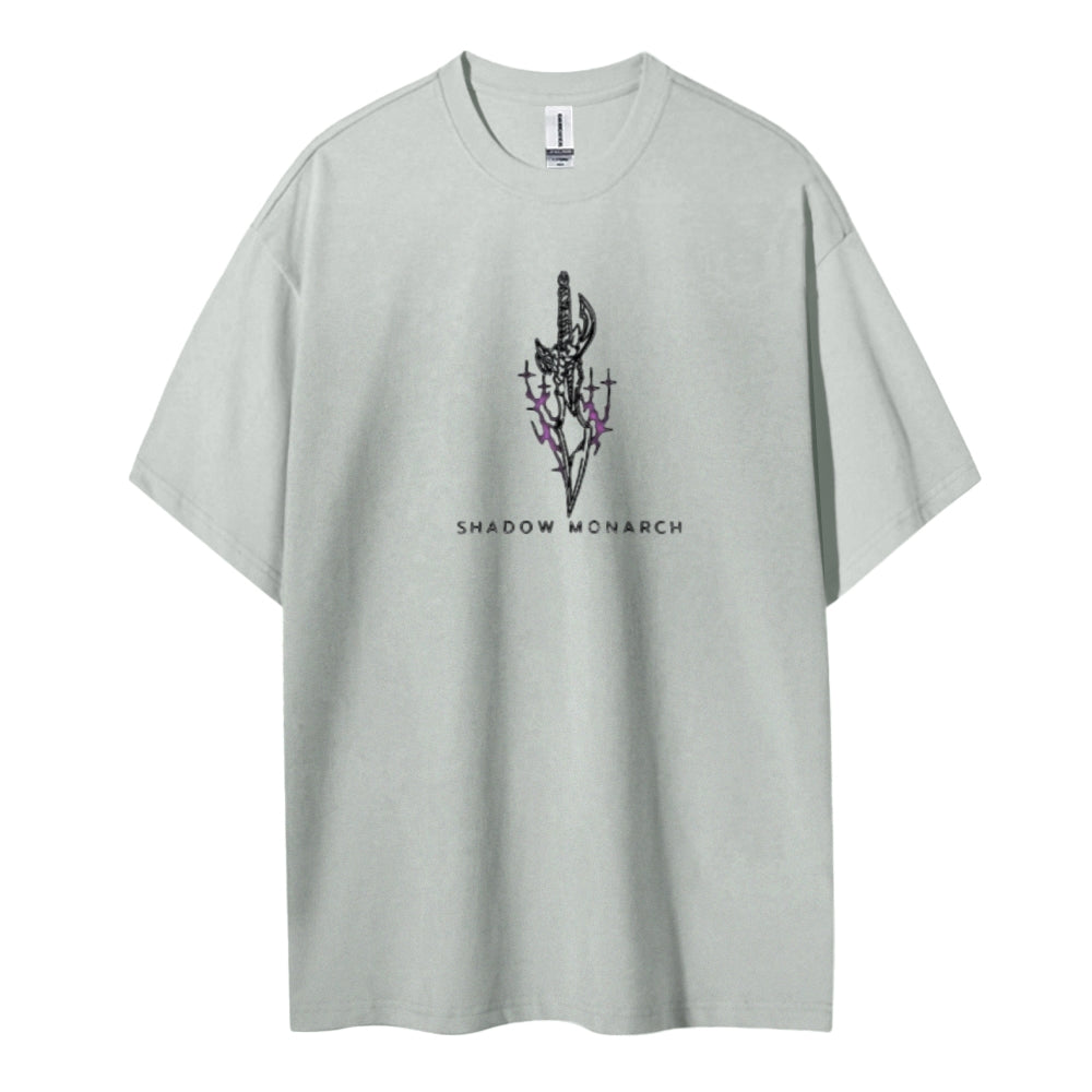 Solo Leveling Cotton Unisex Crew Neck Anime T-Shirt