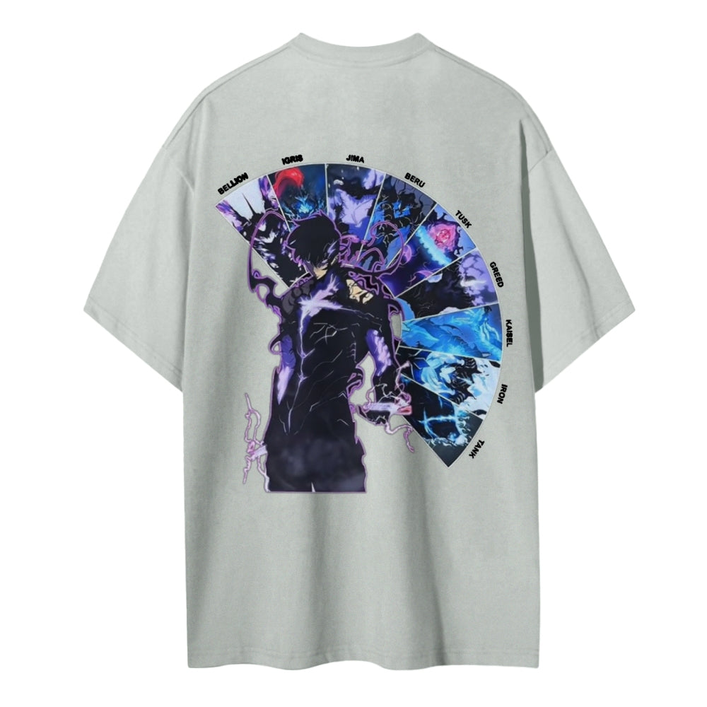 Solo Leveling Cotton Unisex Crew Neck Anime T-Shirt