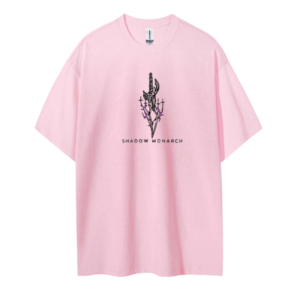 Solo Leveling Cotton Unisex Crew Neck Anime T-Shirt