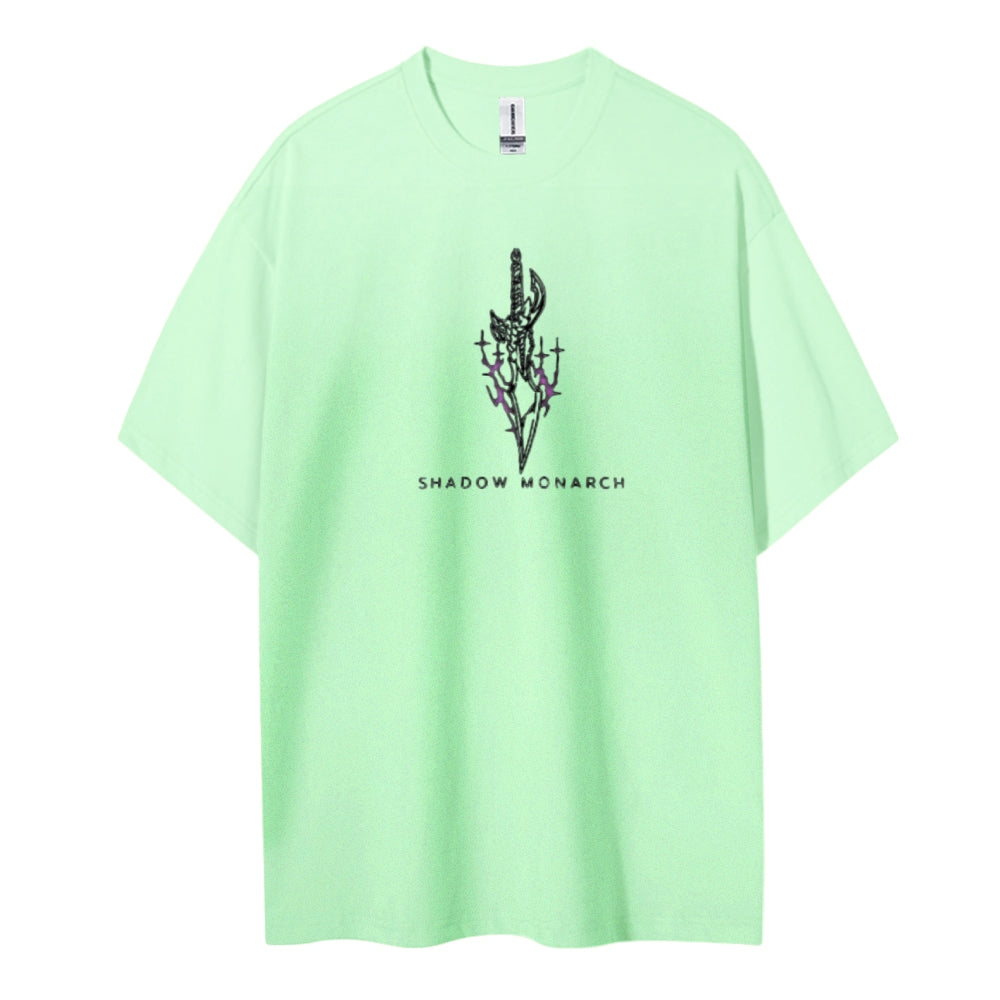Solo Leveling Cotton Unisex Crew Neck Anime T-Shirt