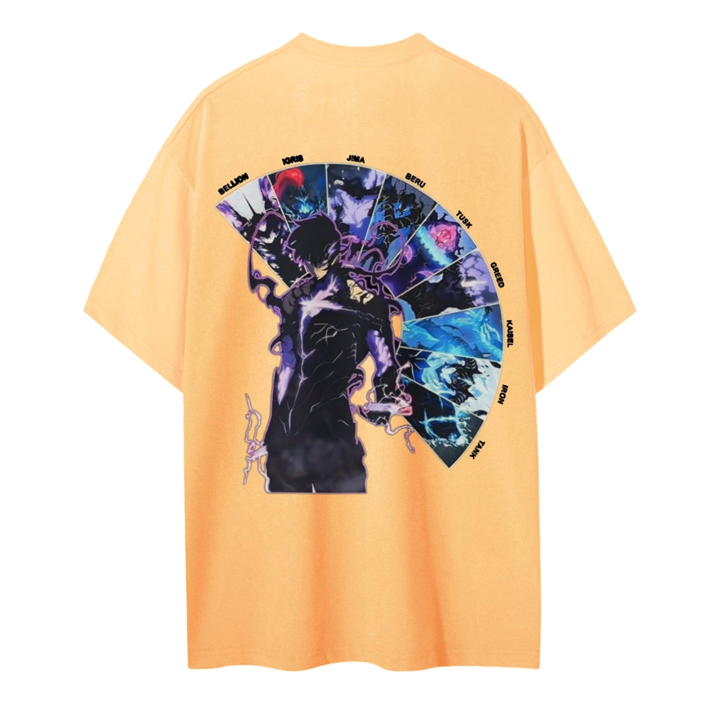 Solo Leveling Cotton Unisex Crew Neck Anime T-Shirt