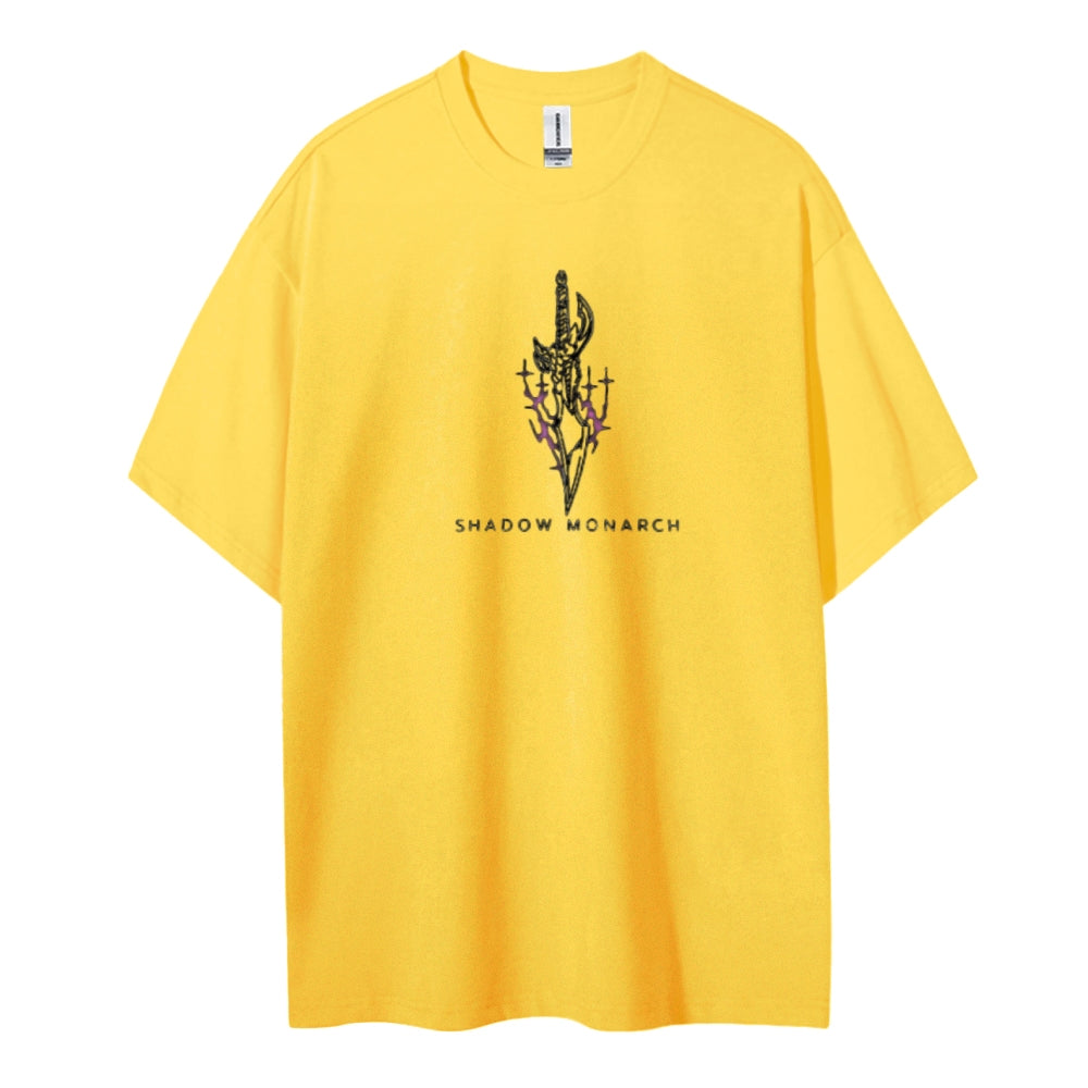 Solo Leveling Cotton Unisex Crew Neck Anime T-Shirt