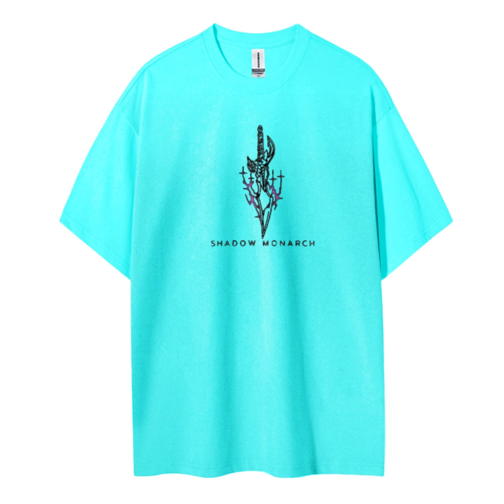Solo Leveling Cotton Unisex Crew Neck Anime T-Shirt