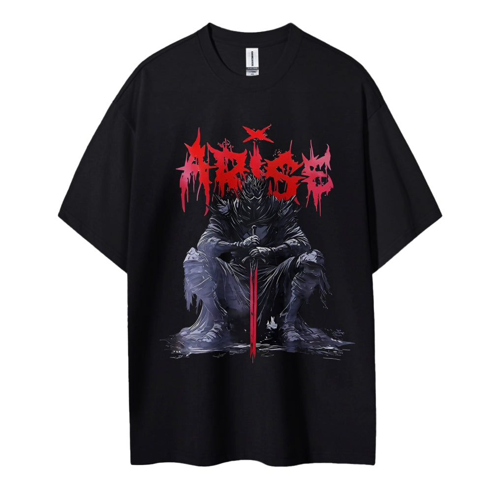Solo Leveling Cotton Unisex Crew Neck Anime T-Shirt