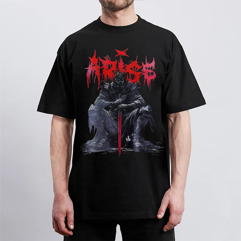 Solo Leveling Cotton Unisex Crew Neck Anime T-Shirt