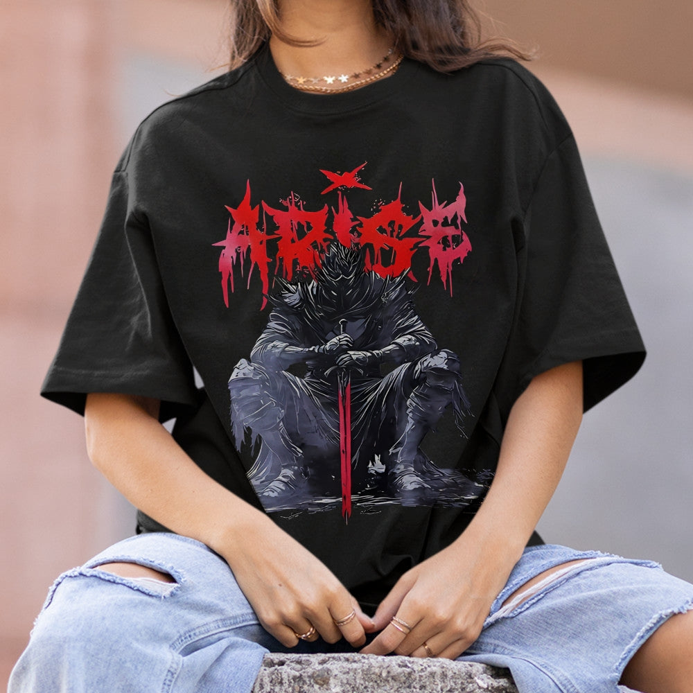 Solo Leveling Cotton Unisex Crew Neck Anime T-Shirt