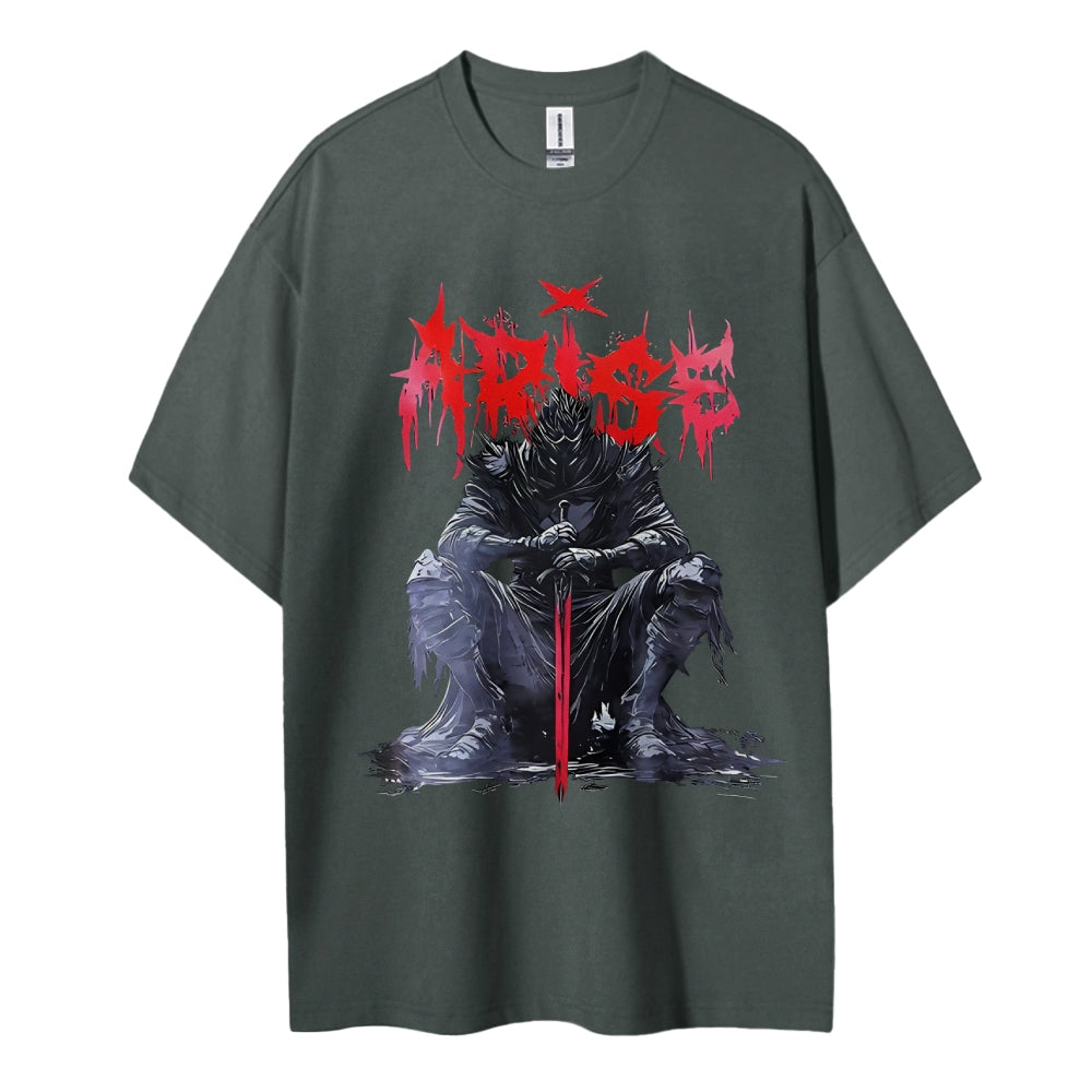 Solo Leveling Cotton Unisex Crew Neck Anime T-Shirt