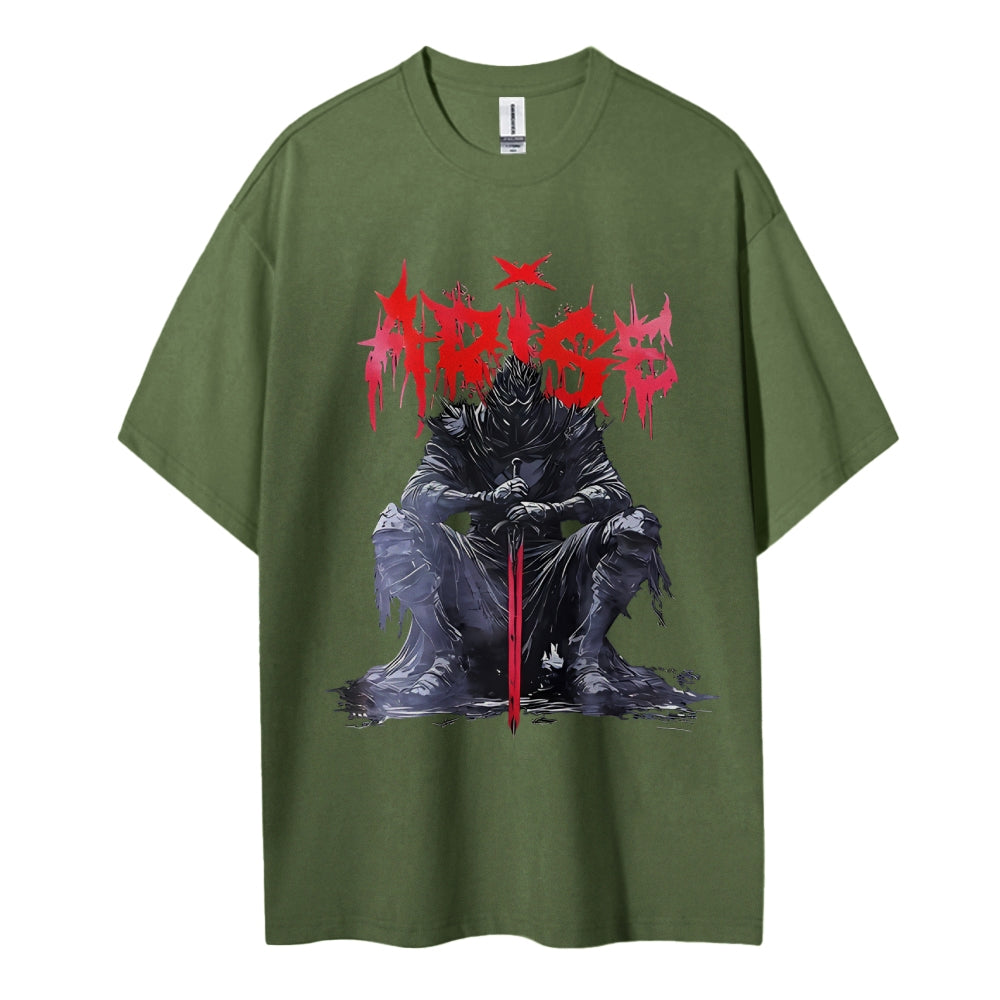 Solo Leveling Cotton Unisex Crew Neck Anime T-Shirt