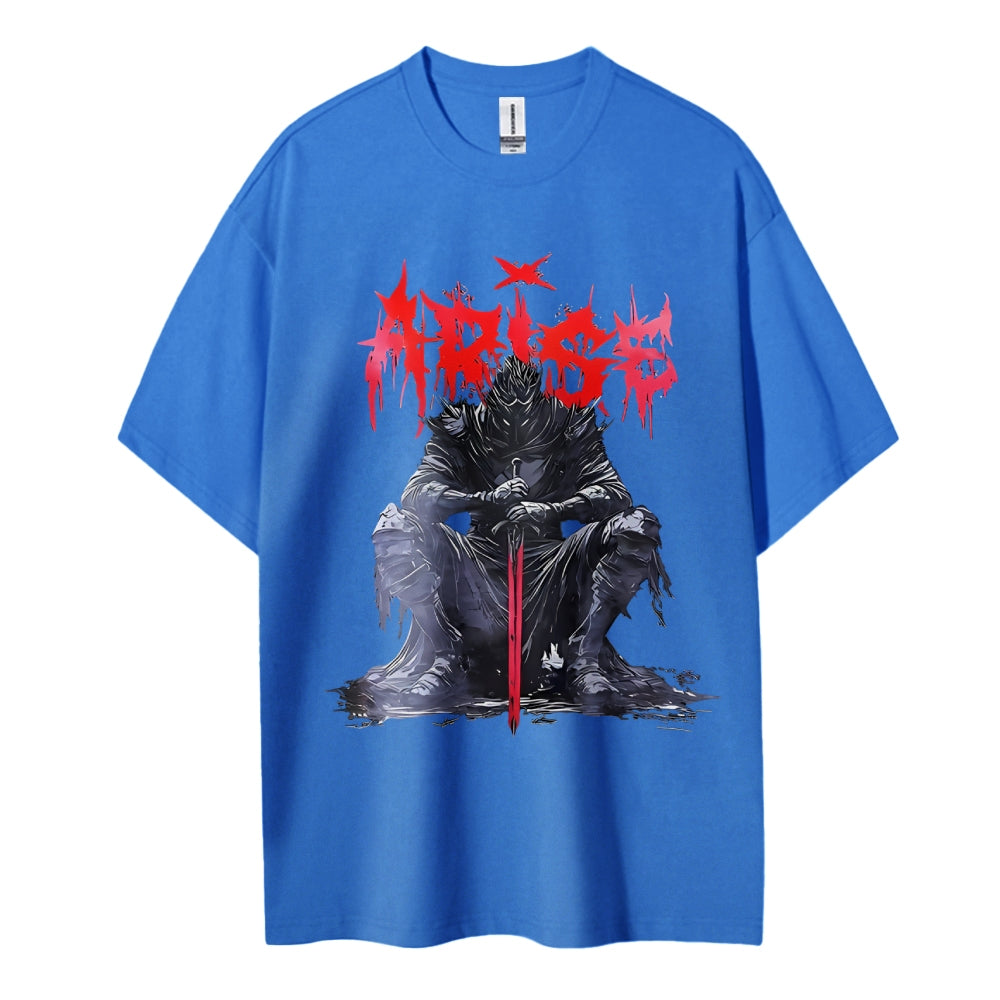 Solo Leveling Cotton Unisex Crew Neck Anime T-Shirt