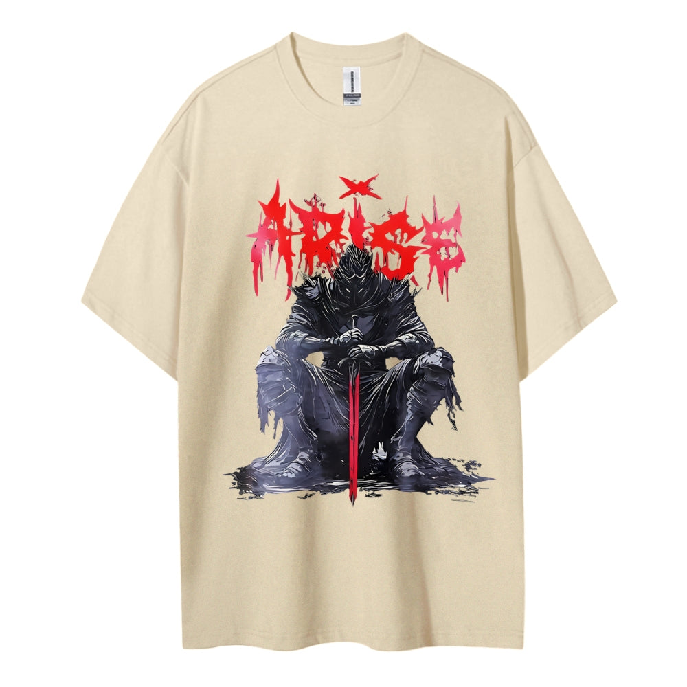 Solo Leveling Cotton Unisex Crew Neck Anime T-Shirt