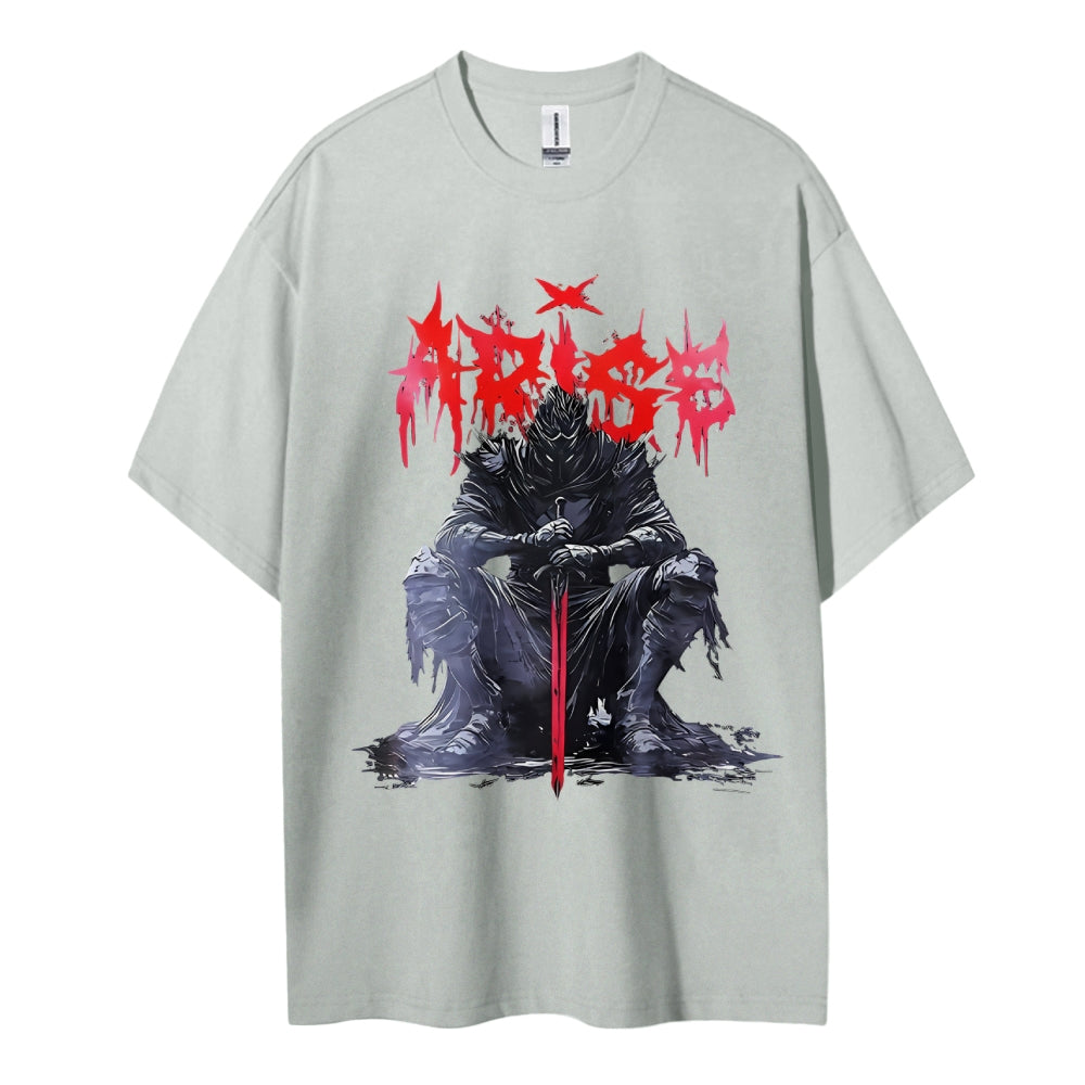 Solo Leveling Cotton Unisex Crew Neck Anime T-Shirt