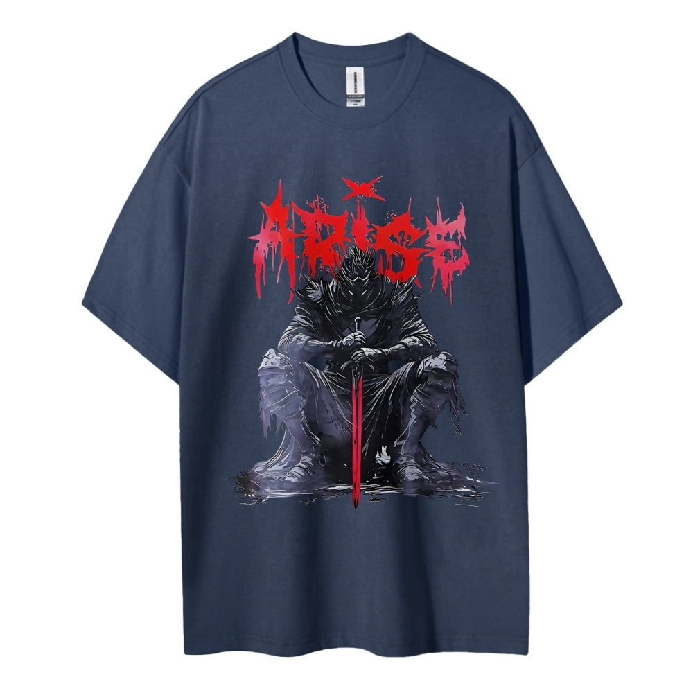 Solo Leveling Cotton Unisex Crew Neck Anime T-Shirt