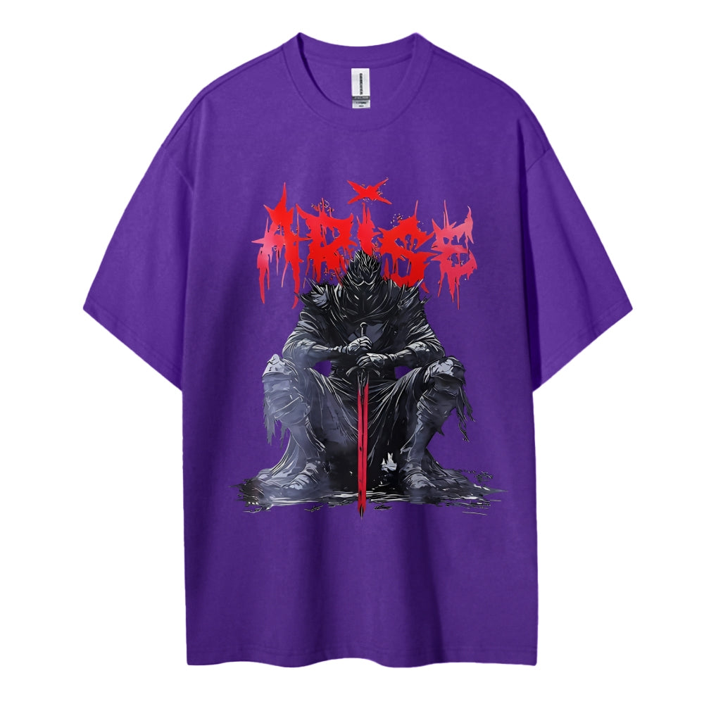 Solo Leveling Cotton Unisex Crew Neck Anime T-Shirt