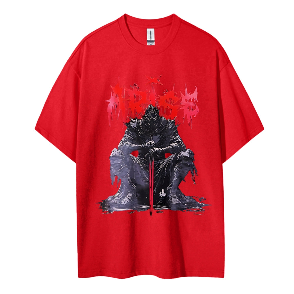 Solo Leveling Cotton Unisex Crew Neck Anime T-Shirt