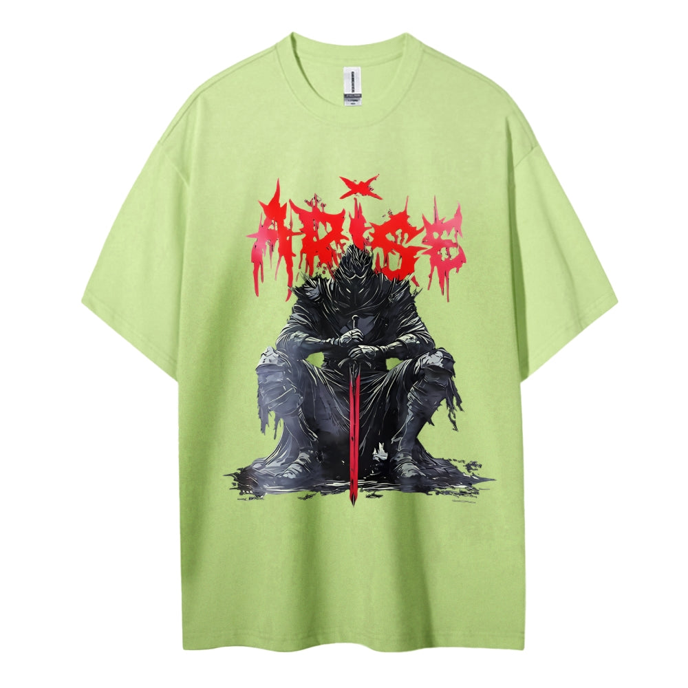 Solo Leveling Cotton Unisex Crew Neck Anime T-Shirt