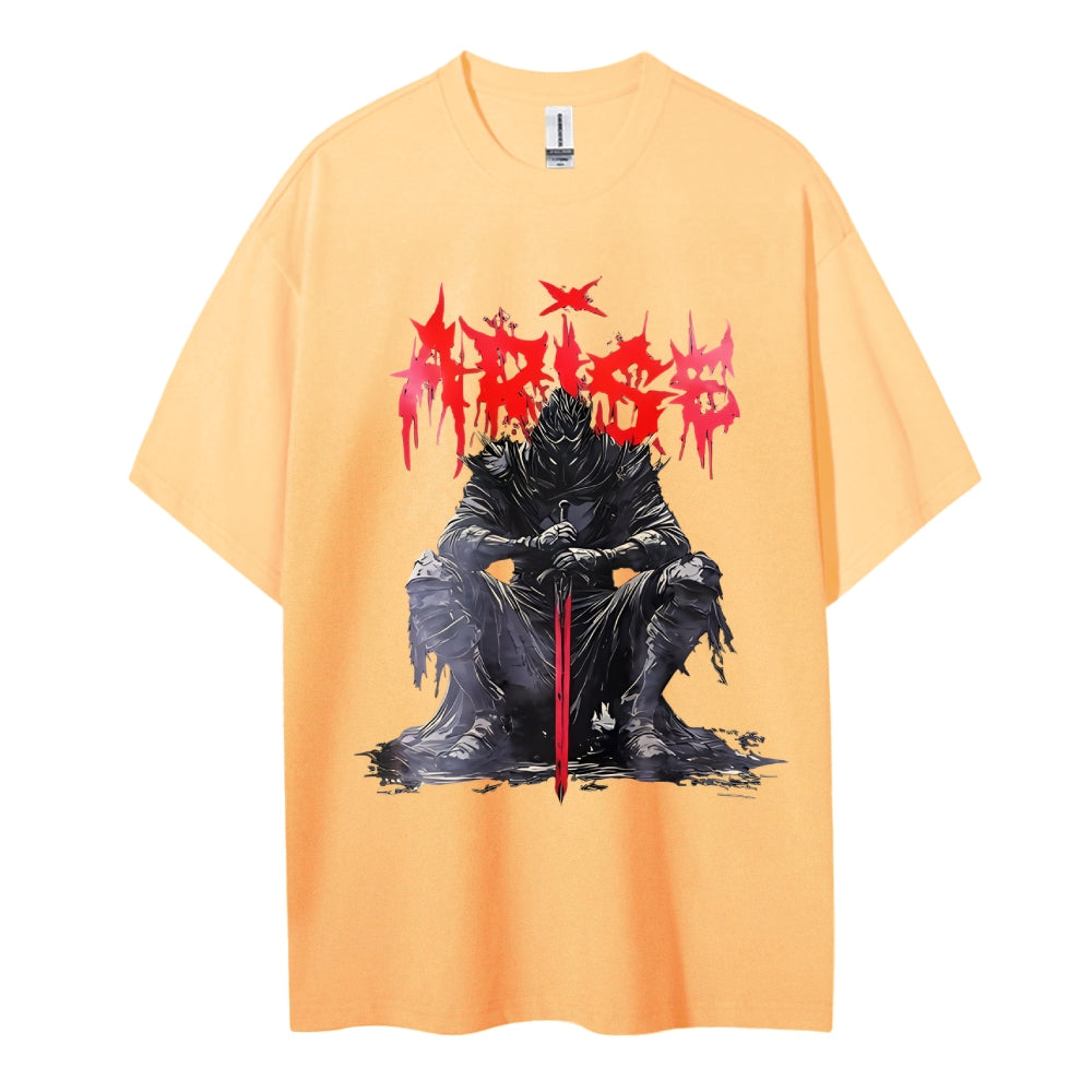 Solo Leveling Cotton Unisex Crew Neck Anime T-Shirt