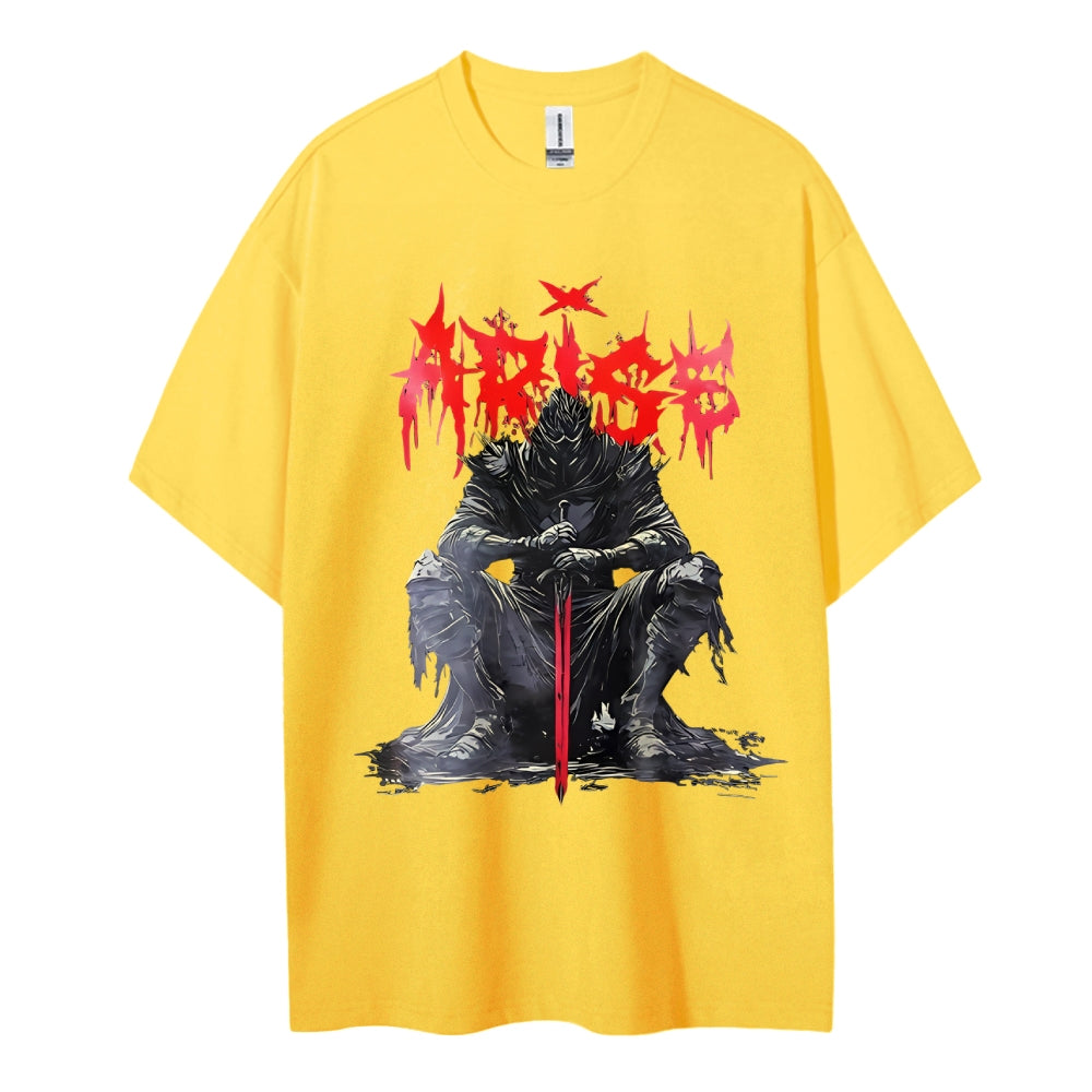Solo Leveling Cotton Unisex Crew Neck Anime T-Shirt