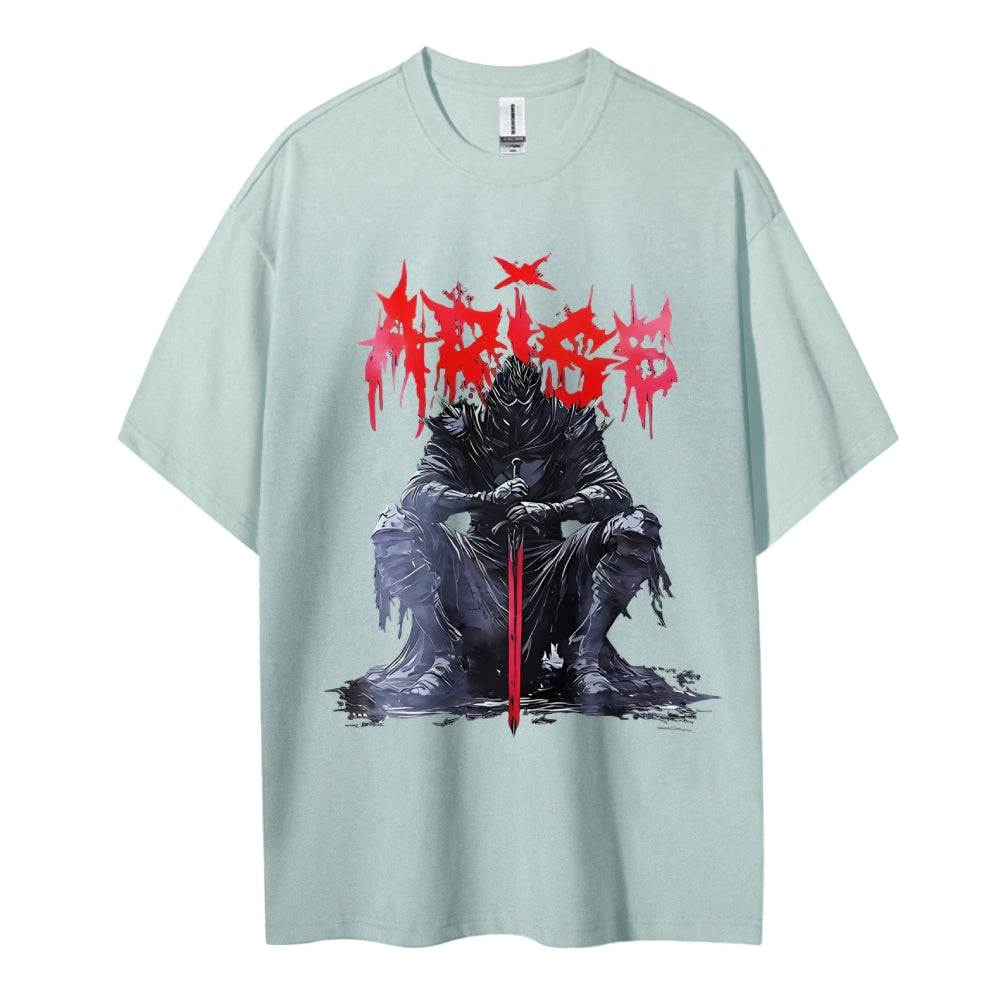 Solo Leveling Cotton Unisex Crew Neck Anime T-Shirt