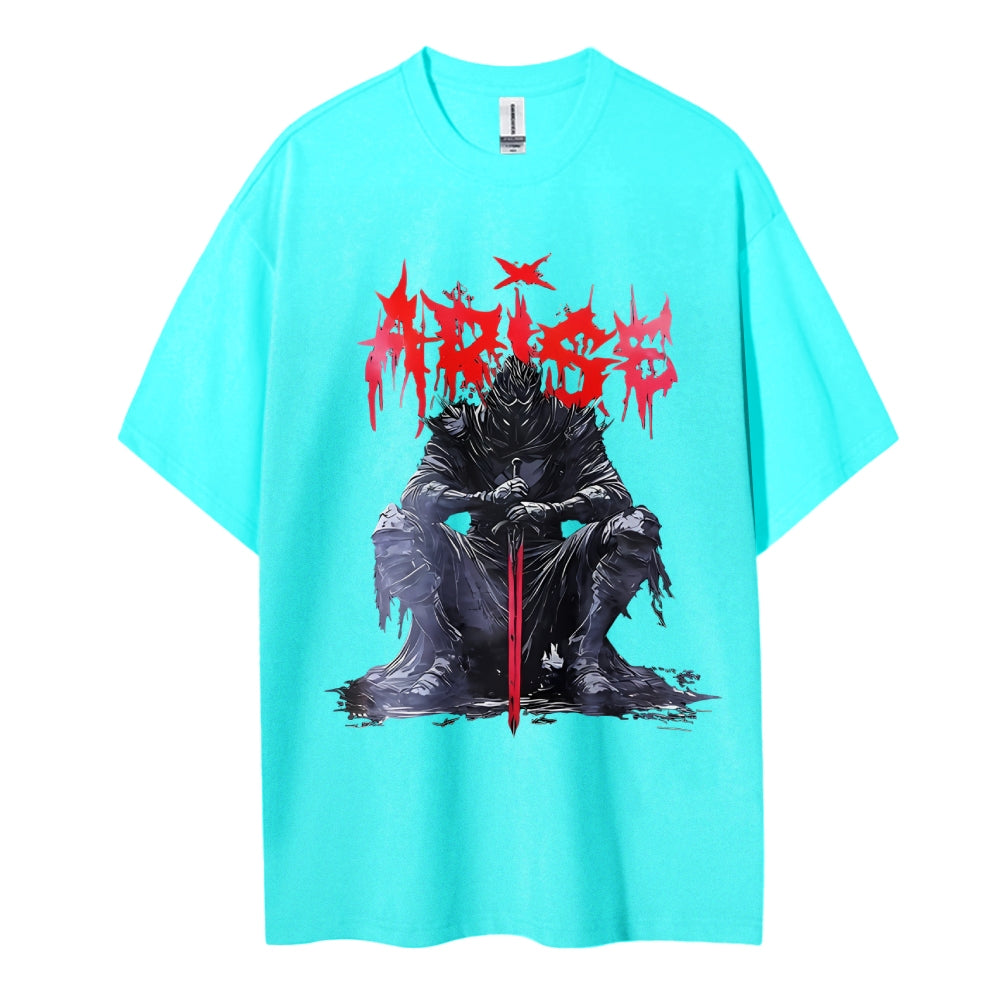 Solo Leveling Cotton Unisex Crew Neck Anime T-Shirt